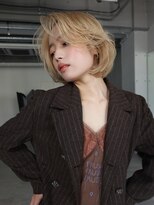 アンドスタイル(&style)&nbsp;【TSUJI】ケアブリーチ ダブルカラー レイヤー ボブ