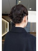ヘアセット　タイトヘア