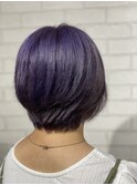 ブルーシルバーアッシュブルージュ透明感グラデーションカラー