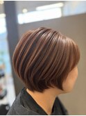【大人ショートボブ】小顔に見せるショート！