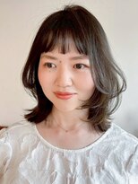 マッシュ チャヤマチ(MASHU chayamachi) 柔らか透明感カラー/ブリーチなし/オリーブブラウン/大阪梅田