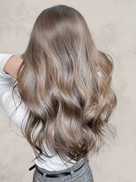 ヘアースタジオ アール(Hair Studio R)&nbsp;ハイトーン×ホワイトベージュ×透明感ブリーチカラー夏カラー