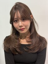 ロンドアベニール 北千住(Lond avenir)&nbsp;韓国風レイヤーカット/ミルクティーベージュ/シースルーバング