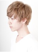 外人風カラー☆ツーブロックマッシュ