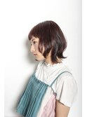 &ヘアー/乾かすだけで外ハネウルフ