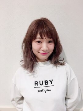 ネオリーブエム(Neolive em;) neolive em 元住吉店  ベリーピンクアッシュ♪