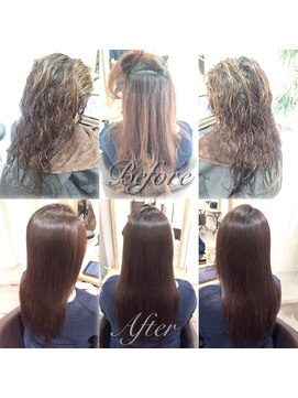 ノーブロー 酸性縮毛矯正専門技師(No.Blow) 名古屋の酸性縮毛矯正。エアリーな柔らかさで美しい美髪矯正