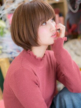 カバーヘア ブリス 川口(COVER HAIR bliss) *+bliss川口+*…斜めバングで前下がりボブe