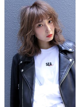 ブラン 梅田(Blanc) 【Blanc/梅田】ミルクティーベージュ＿カジュアルボブ＿ay