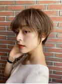 カットでつくる☆クールショート/韓国ヘア/韓国風/マッシュ/冬