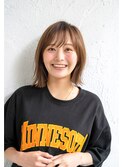【Un ami】《増永剛大》  切りっぱなし、おとな可愛い外ハネボブ