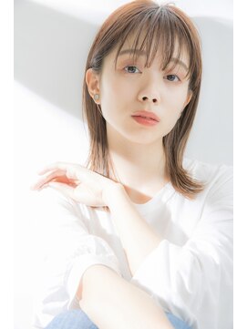 リュンヌ 門前仲町(lune) 抜け感ヘア ミストバング 透けバング 冬カラー 【LINONA】