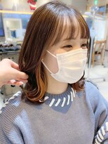 プラグ バイ ネオリーブ(plug by neolive)&nbsp;インナーグレージュ×髪質改善 [髪質改善/縮毛矯正]韓国 T