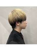 メンズマッシュ × 2セクションデザインカラー