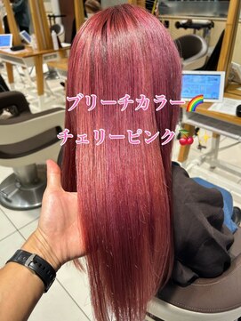 アース 武蔵境店(HAIR & MAKE EARTH) ブリーチ２回の高発色カラー☆