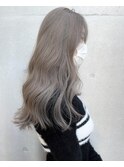 【打越】ロング×ミルクティーグレージュ