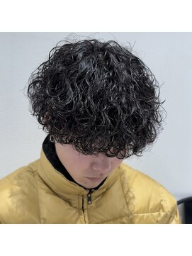 ウェーブ(WAVE) 重めマッシュ×波巻きプードルパーマ/メンズパーマ