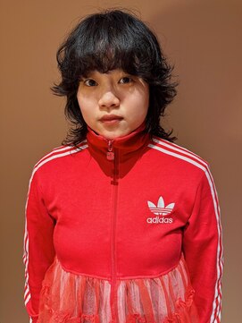 ノラギンザユー(NORA GINZA/U) ウルフパーマレイヤーパーマミディアムパーマニュアンスパーマ