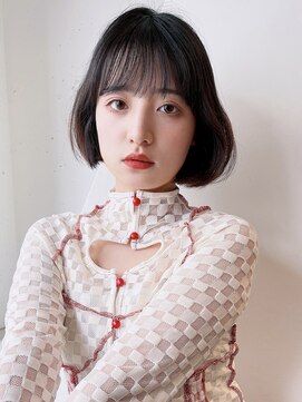 アイティーバイアルバム 松戸店(IT by ALBUM) ワンホンボブ_ショコラアッシュヘルシースタイル_39214