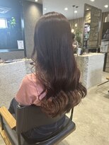 ポラリス(Polaris)&nbsp;髪質改善ケアカラー　ピンクベージュ　森田