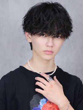 リップスヘアー 梅田アネックス(LIPPS hair) 波巻きマッシュウルフ