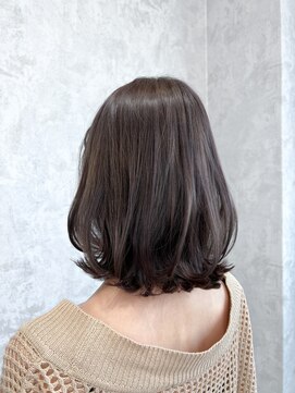 デミヘアー(Demi hair) ショコラブラウン×くびれミディアム