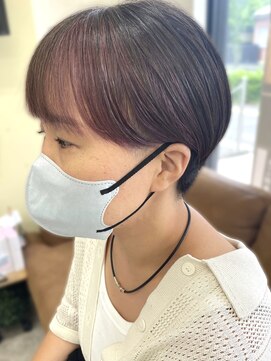 アンジュ 篠ノ井店(ange) 20代30代40代刈り上げショートスタイル