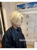 【YUUKI】色落ちなし!!ブロンドヘアー