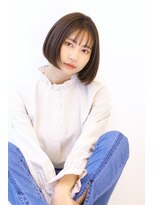 オーロ(ORO)&nbsp;前下がりボブ切りっぱなし前髪カット小顔カット