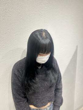 シエル 難波店(CIEL) 【ブルーブラック透明感カラー】#Kotona