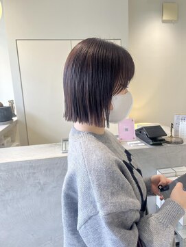 グリーン(green) misaki ) 切りっぱなしボブ