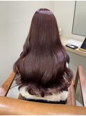 ブリーチなしWカラー◎ピンクブラウン