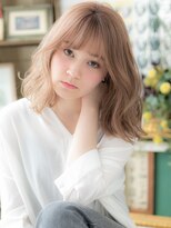 カバーヘア ブリス 川口(COVER HAIR bliss)&nbsp;フレンチガーリー外国人風小顔エアリーミディc6川口10代20代30代