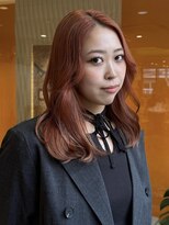 レクタ(recta)&nbsp;オレンジブラウン 大人カラー ミディアムヘア