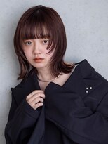 アルバム 池袋(ALBUM)&nbsp;ウルフレイヤーボブショートくびれヘア顔周りレイヤー_F20146