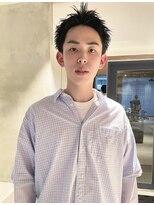 アオイ(aoi.)&nbsp;【メンズヘア/スパイキーショート/黒髪ショート/20代/福岡薬院】