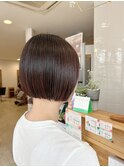 ツヤがとてもキレイなショートボブ