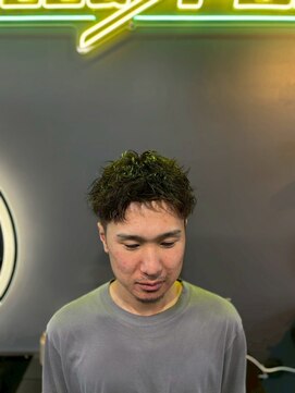 グリーディーフォックス 三軒茶屋(GreedyFOX) 波巻き/マッシュパーマ/ウルフ/ハイライト<理容室>三軒茶屋