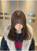 ブリーチなしダブルカラーオリーブベージュ/オリーブカラー
