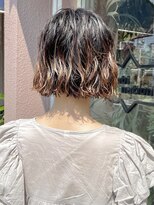 コンビネーション(combination)&nbsp;ミニボブパーマ　ブリーチ履歴対応パーマ　似合わせパーマ