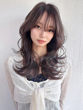 ハロー(...Hello) レイヤースタイル ハッシュカット 韓国ヘア