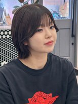 ジラソル(girasol)&nbsp;ボブ×顔まわりカット×オリーブカラー