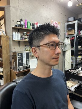 アールズ ヘア(R's hair) MEN’S HAIR/ブルーブラック/フェザーパーマ/ 印西　印西市