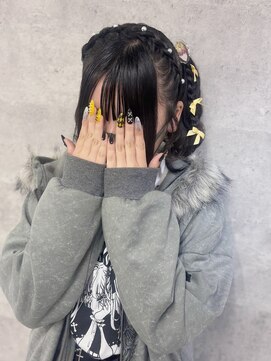 オズ 梅田店(OZ) ミディアムさんでも〇サイドポニー♪♪