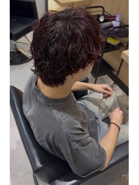 レム 仙台店(L.E.M) 《L.E.M 仙台店》マッシュウルフ×シャドウパーマ/及川翔