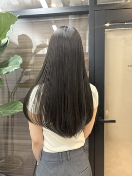 ヌープヘアーアイス(NUUP.hair ici) 冬のお呼ばれロング◎ゆるふわ巻き髪×透明感グレージュ
