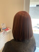 ルルバイアズール 草加店(LULU by azule)&nbsp;アンブレラカラー，ピンクカラー，ボブ【草加】