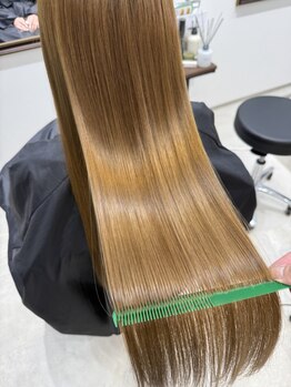 フゥ 銀座(fuu。。。)の写真/髪質改善でブリーチ毛もツヤ感溢れる髪へ。低価格×高技術を銀座の中心地で体験できる♪