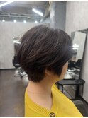 毛流れショートスタイル