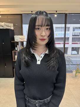 シクネ 新潟駅 万代(SHICUNE) 【新潟/万代】ロングレイヤー　レイヤーカット